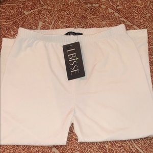 White Capri Leggins